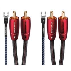 Audioquest GOLDEN GATE Plattenspieler-Kabel RCA 1,50m