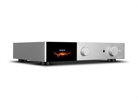 Audiolab 9000 Q Vorverstärker silber Seitenansicht