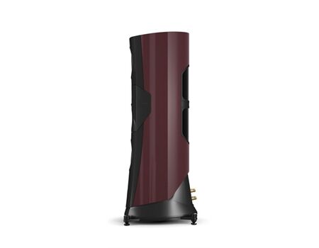 KORE /STÜCK Velvet Red Hochglanz Seitenansicht