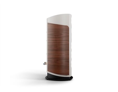 Canton REFERENCE ALPHA 1 /STÜCK Passive Standlautsprecher Warm Grey seitlich L