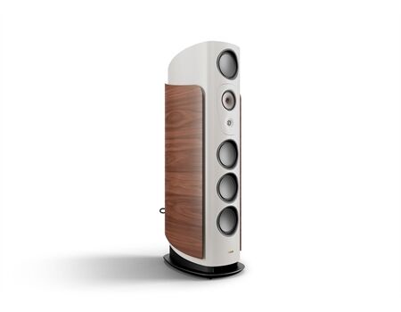 Canton REFERENCE ALPHA 1 /STÜCK Passive Standlautsprecher Warm Grey seitlich 1