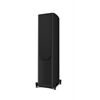 Wharfedale EVO 5.4 /Paar Passive Standlautsprecher Schwarz Matt Vorderseite + Abdeckung 