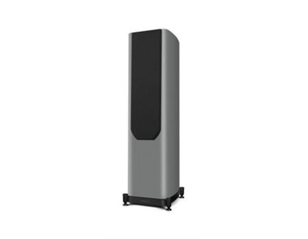 Wharfedale EVO 5.4 /Paar Passive Standlautsprecher Luna Grey Matt Vorderseite + Abdeckung