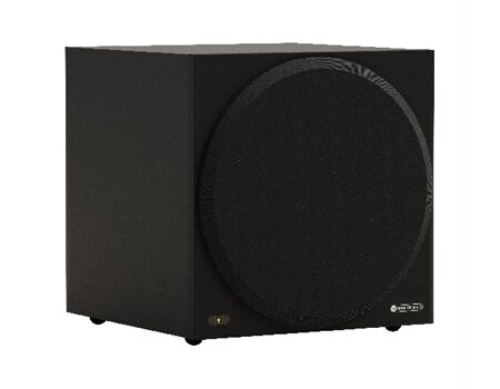 Monitor Audio Vestra W12 Subwoofer Schwarz Matt Seitenansicht