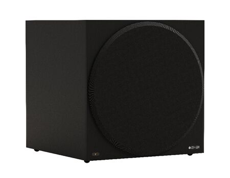 Monitor Audio Vestra W15 Subwoofer Schwarz Matt Seitenansicht