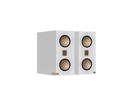 Monitor Audio Studio 89 /Paar Passive Kompaktlautsprecher HG weiß Vorderseite