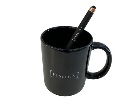 FIDELITY Tasse + Stift
