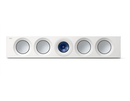 KEF Reference 4 Meta Center HG Weiß Blau Vorderseite