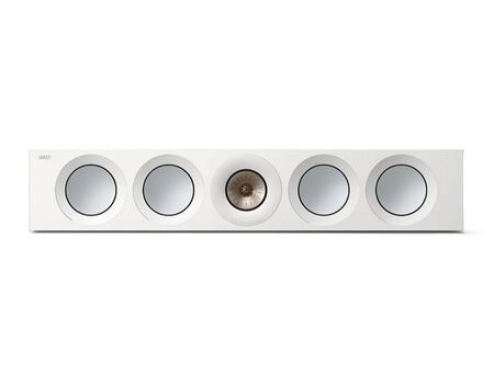 KEF Reference 4 Meta Center High Gloss Champagne White Vorderseite