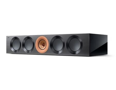 KEF Reference 4 Meta Center High Gloss Black Copper Seitenansicht