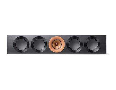 KEF Reference 4 Meta Center High Gloss Black Copper Vorderseite