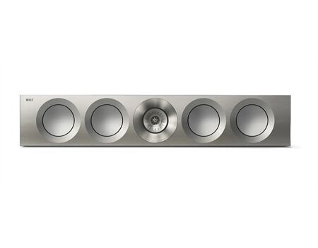 KEF Reference 4 Meta Center Satin Walnut / Silver Vorderseite