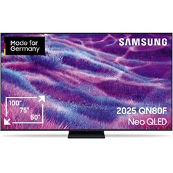 Samsung GQ QN80F QLED 4K Serie 2025 Alle Zollgrößen