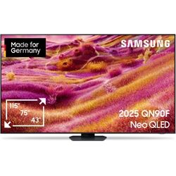 Samsung GQ QN90F QLED 4K Serie 2025 Alle Zollgrößen