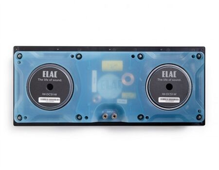 ELAC Debut IW-DC51-W Schwarz Center von unten