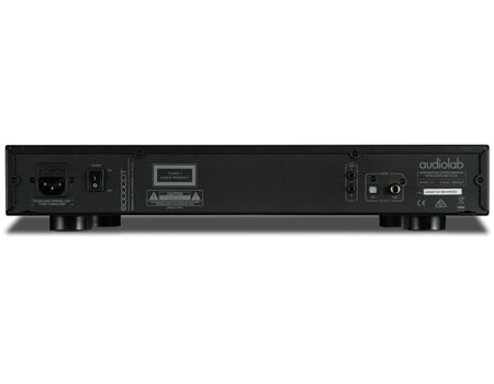 Audiolab 6000 CDT aluminium schwarz Rückseite