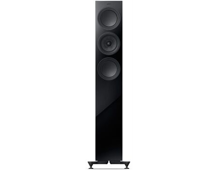 KEF R5 Meta / Paar hochglanz schwarz vorne