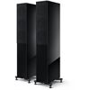 KEF R5 Meta / Paar hochglanz schwarz hinten